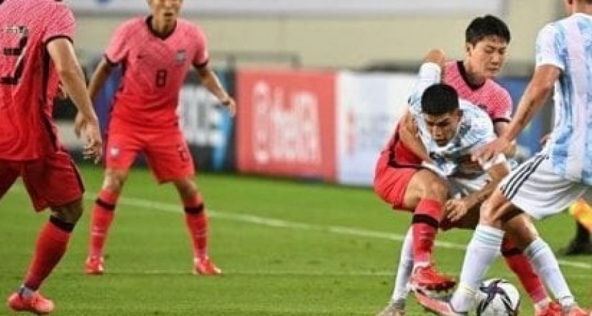 El seleccionado olímpico empató ante Corea del Sur en su último amistoso 