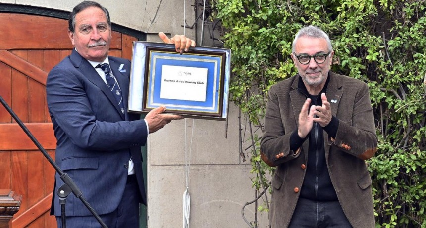Julio Zamora participó de la celebración por el 150° aniversario del Buenos Aires Rowing Club