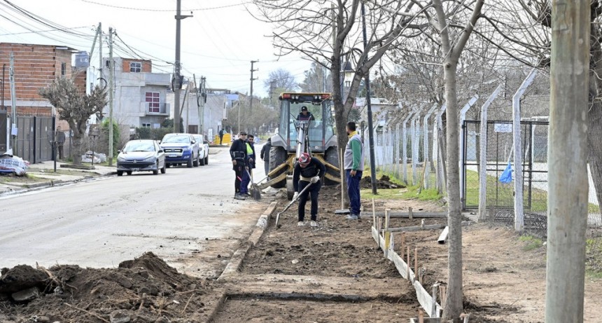 El Municipio de Tigre continúa con el Plan de Veredas Vecinales en Benavídez