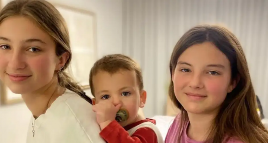 Indiana Cubero compartió una tierna foto con Luca Cubero y Sienna Cubero: 