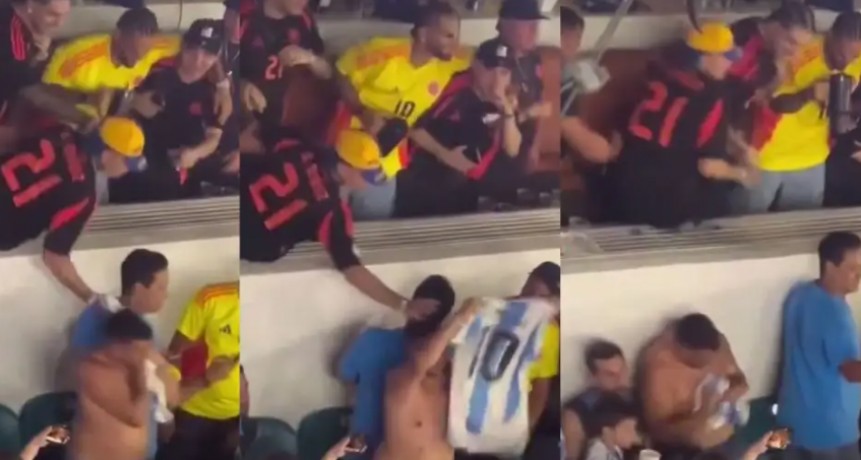 Difunden un polémico video de Maluma y Blessd en la final de la Copa América: 