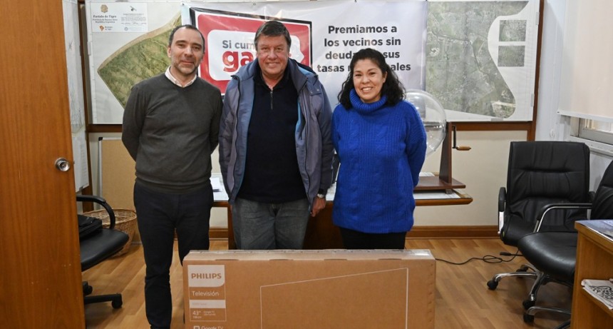 &ldquo;Si Cumpl&iacute;s, Gan&aacute;s&rdquo;: se premiaron a vecinos de Tigre por pagar en tiempo y forma sus tasas municipales