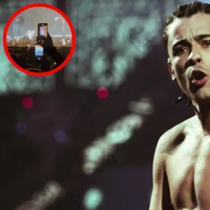 El terrible accidente de Trueno en pleno show en España: se tiró al público y cayó al piso