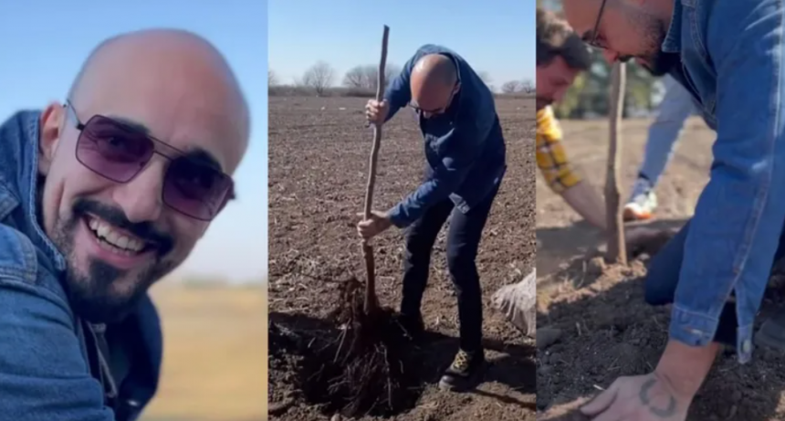 Abel Pintos ya está plantando más de 6.000 árboles en Mercedes