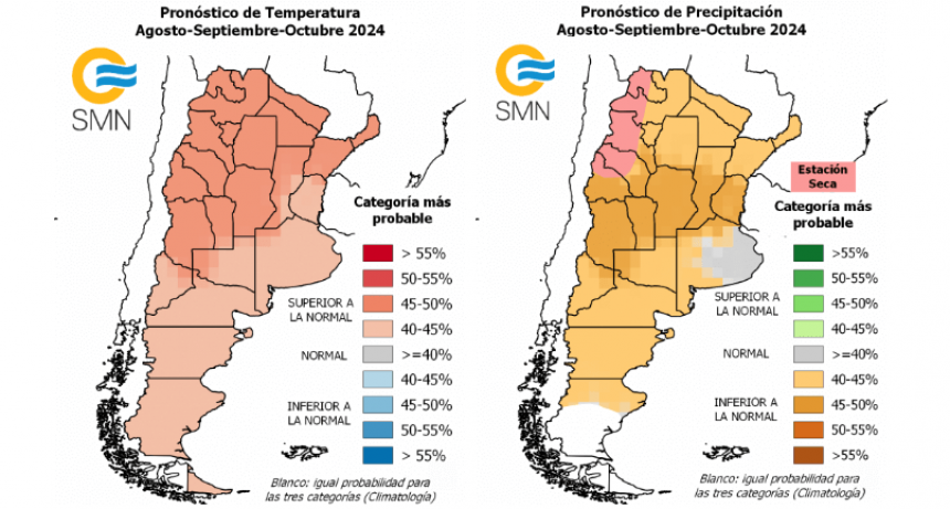 Menos lluvias y más calor de lo normal: el pronóstico para el final del invierno y comienzo de la primavera