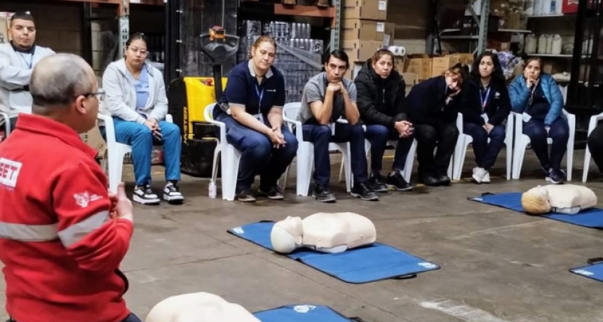 Personal de empresas de Tigre recibieron capacitaciones de Reanimación Cardiopulmonar (RCP)