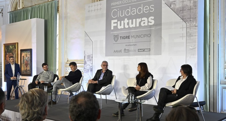 En Tigre, Julio Zamora encabezó la apertura del ciclo de charlas Ciudades Futuras