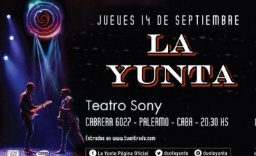 El dúo más representativo de Tucumán de Julian y Gustavo “La Yunta” en Buenos Aires presentando su último disco “Vivo”