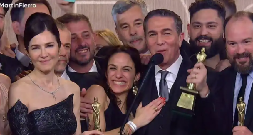 Telefe Noticias ganó el Premio Martín Fierro de Oro 2024