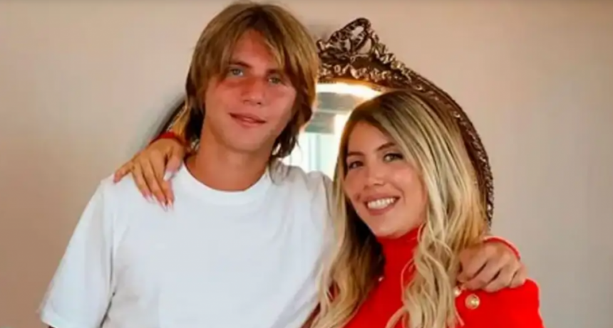 Wanda Nara compartió una foto de su hijo Valentino López en silla de ruedas: Qué le pasó