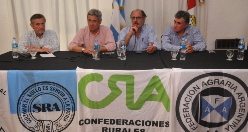 La mesa de enlace se expres&oacute; por las exportaciones de ma&iacute;z