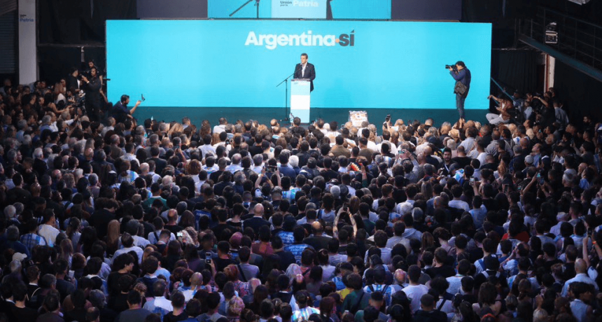 Massa incluyó al campo en su discurso: prometió “hacer valer los recursos naturales con valor agregado”