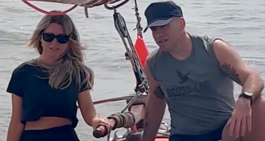 Esteban Trebucq presumió a su novia en la red con una sensual foto en bikini