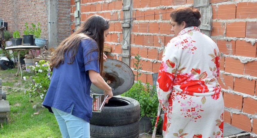 En Rincón Milberg, el Municipio de Tigre realizó un operativo puerta a puerta con el objetivo de brindar información sobre el dengue