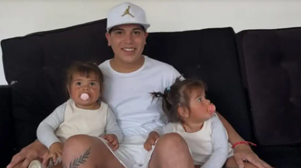 La emotiva publicación que compartió Thiago Medina junto a sus hijas Aimé y Laia