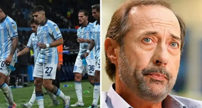 Tras la derrota de Racing, Guillermo Francella fue enfocado por las cámaras en la cancha y se convirtió en tendencia en las redes