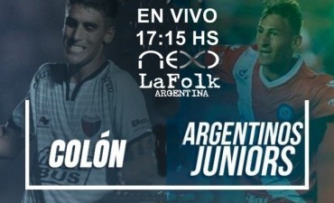 Argentinos vs Colón – Superliga 2017-2018 en VIVO 17:05 Hs por NEXO 104.9 Mhz y La Folk Argentina