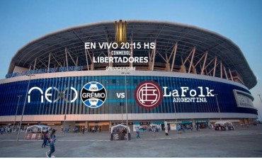 Gremio-Lanús en VIVO: desde las 20:15 Hs Final Copa Libertadores 2017 por NEXO 104.9 Mhz y La Folk Argentina