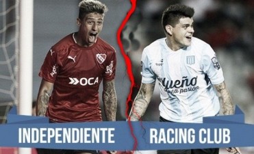 Clásico en VIVO: Racing vs Independiente, 21 Hs por NEXO 104.9 Mhz y La Folk Argentina