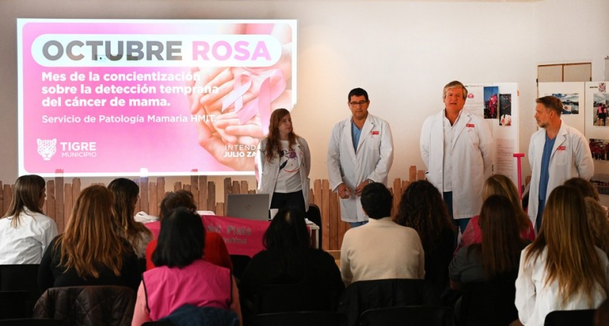 Octubre Rosa: el Municipio de Tigre continúa concientizando sobre la prevención del cáncer de mama