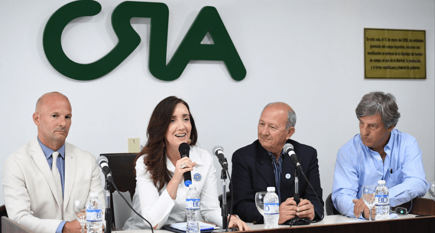 En medio del malestar del agro con Francos y Caputo, Villarruel se reuni&oacute; con una entidad rural