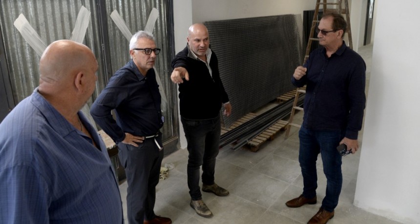 El intendente Julio Zamora monitoreó el avance de la ampliación de la Escuela Secundaria N° 48 de Benavídez