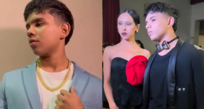 Lucio, el hijo de José María Muscari, debutó como modelo de pasarela