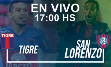 Tigre-San Lorenzo: Superliga Argentina 2017 en VIVO 17:00 Hs por NEXO 104.9 Mhz y La Folk Argentina
