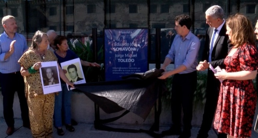  De Pedro homenajeó a detenidos desaparecidos en la dictadura 