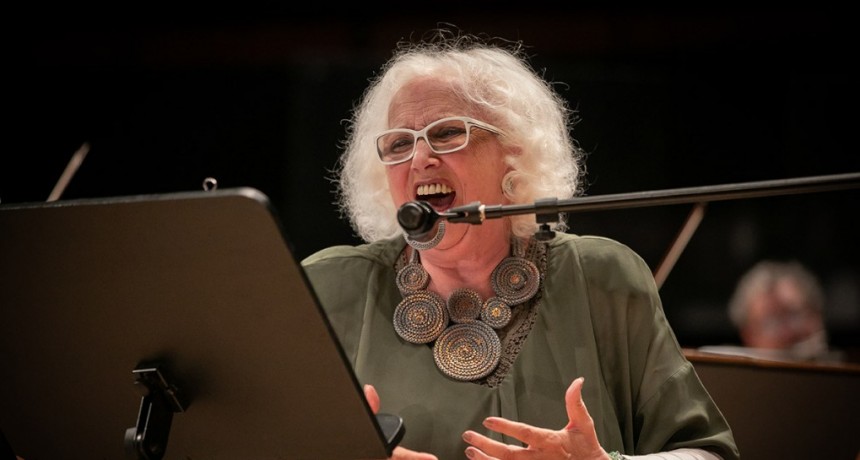 La inolvidable presentación de Susana Rinaldi con la Orquesta Nacional de Música Argentina