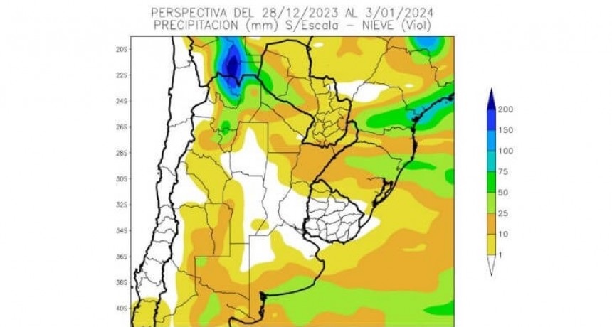 El Año Nuevo cortaría con la racha de intensas lluvias