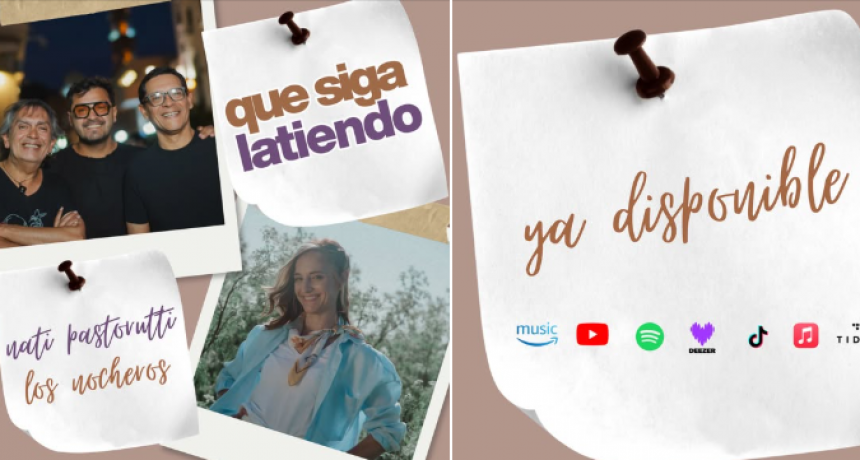 Los Nocheros y Nati Pastorutti unieron sus voces en una canción que late en el corazón