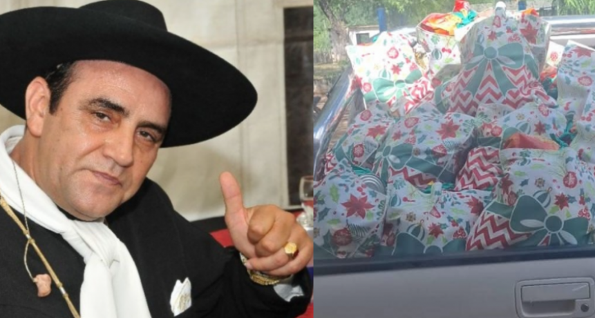 Orgullo y solidaridad: el Chaqueño Palavecino lleva Navidad a su tierra natal
